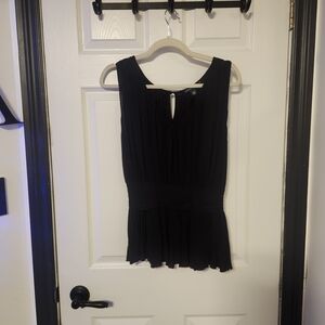 Banana Republic Black Sheer Blouse